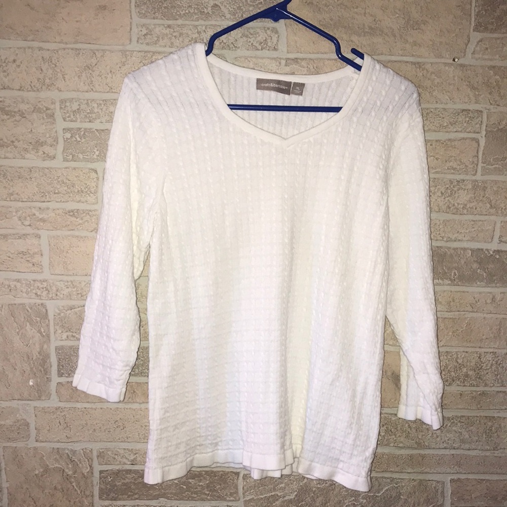 ✅Croft & Barrow V Neck Sweater